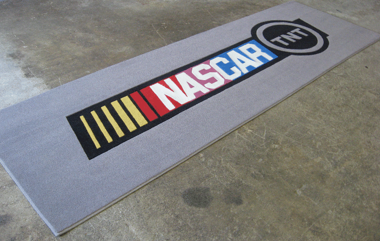Logo Rugs Tradeshow Logos Corporate Custom Sprintlogorug Nascar Miller